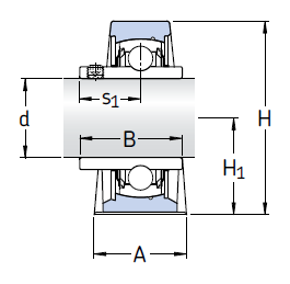 Подшипниковые узлы типа Y с литым стационарным корпусом для высоких температур и метрических валов