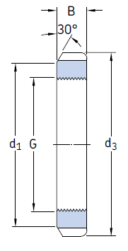 Стопорные гайки со стопорной шайбой типа KM(L) (M 10x0,75 - M 200x3)